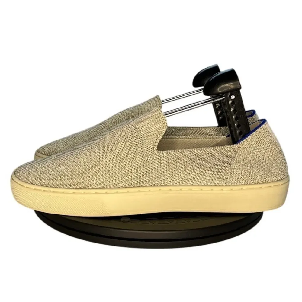 Womens Rothy's Casual Walking Slip-On Flat Comfort Sneaker Shoes SZ 9.5 Brown